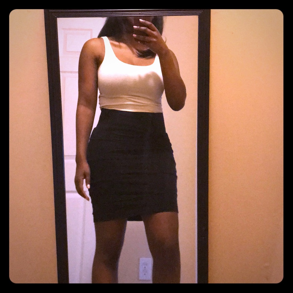 Bodycon Black Skirt by Forever 21
